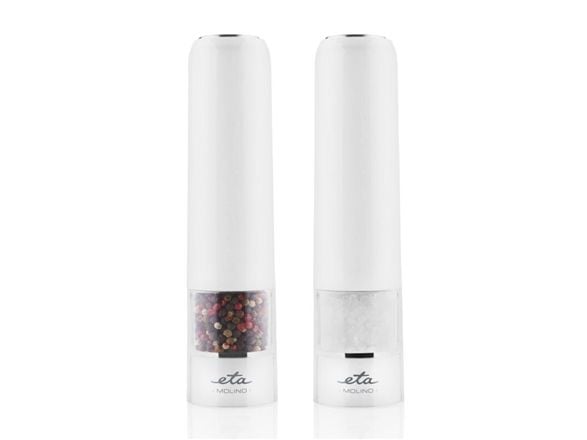 ETA | Salt og pepperkvern | Molino ETA092890000 | Elektrisk | Kroppsmateriale Plast | AAA | Hvit