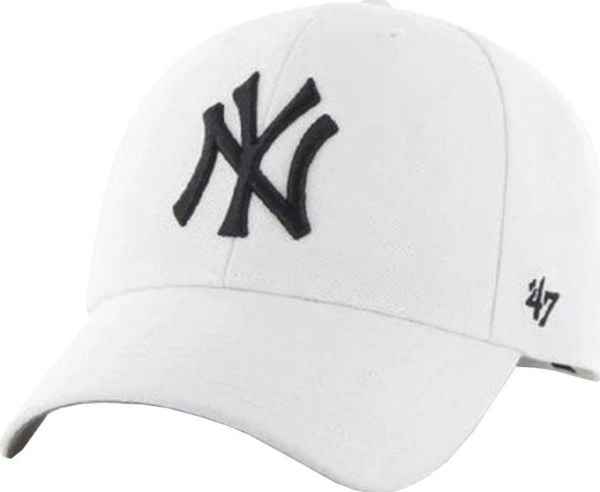 47 Brand 47 Brand New York Yankees MVP Cap B-B-MVPSP17WBP-WH vit One size