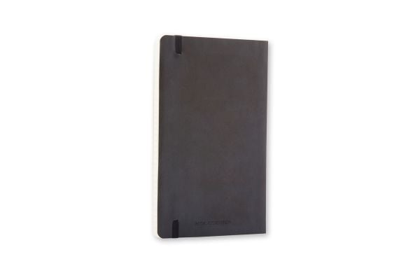 Moleskine Classic, Monokromatisk, Svart, 192 ark, Matt, Mykt omslag, Voksen
