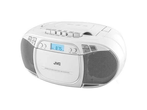 JVC RC-E451W, 1,6 kg, Hvit, Bærbar CD-spiller