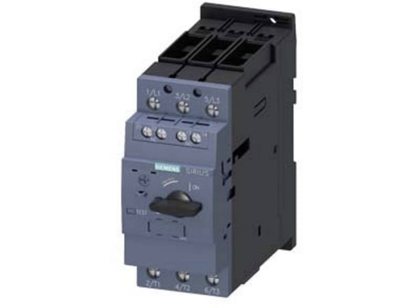 Siemens 3RV2031-4EA15-0BA0 Katkaisija 1 kpl Asetusalue (virta): 22 - 32 A Kytkentäjännite (max.): 690 V/AC (L x K x S) 55 x 140 x 149 mm