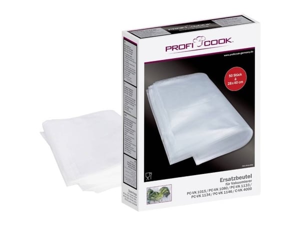ProfiCook PC-VK 1015 - Posesett - for vakuumposeforsegler - transparent