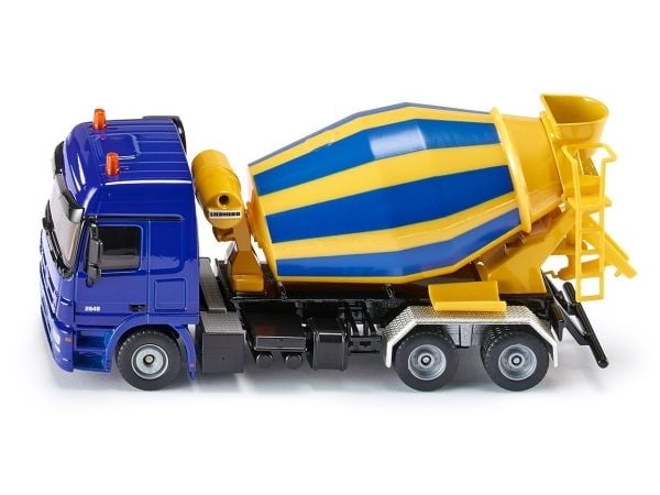 Siku 3539, Betonimyllyauto, Esikoottu, 1:50, Metalli, Muovi, 3 vuosi/vuosia, Musta, Sininen, Keltainen