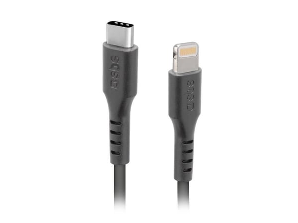 SBS TECABLELIGTC1K, 1 m, Lightning, USB C, Hanstik, Hanstik, Lajittelu, lajittelu