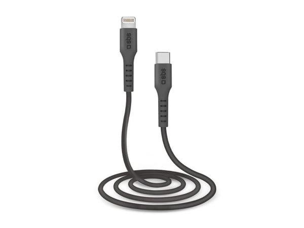 SBS TECABLELIGTC1K, 1 m, Lightning, USB C, Hanstik, Hanstik, Lajittelu, lajittelu