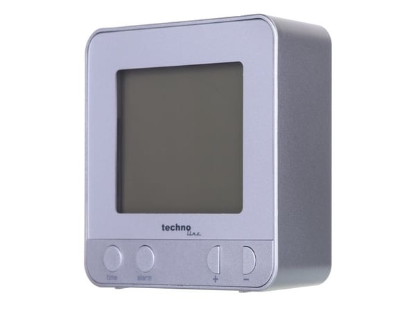 Technoline WT 235, Digitaalinen herätyskello, Hopea, °C, AAA, 80 mm, 80 mm