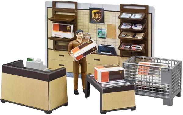 bworld UPS pakettikauppa, leikkihahmo