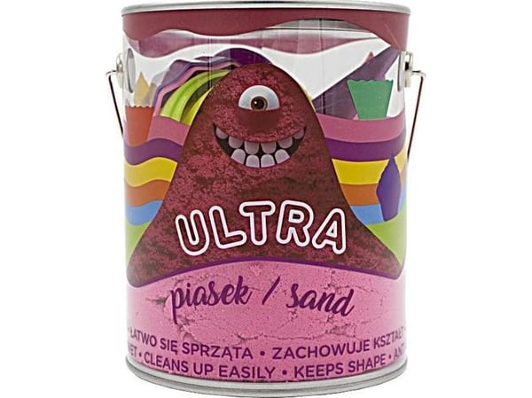 Epee Piasek UltraPiasek boks 900 g 4 store former 2 verktøy rosa muffins