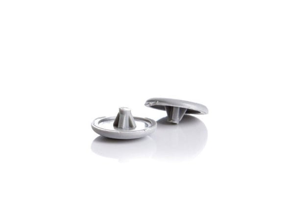 Husholdnings tre skrue hode Dm/D24 grå 12 mm (100) Hh