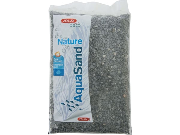 Zolux Aquasand Nature basalt svart 1 kg