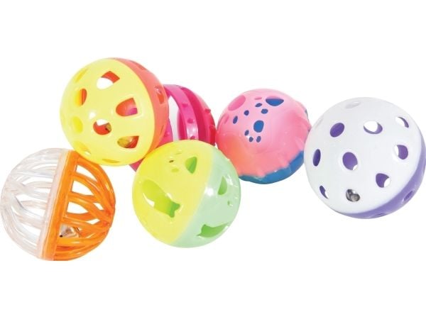 Zolux leker for katt - sett med 10 ulike 4 cm