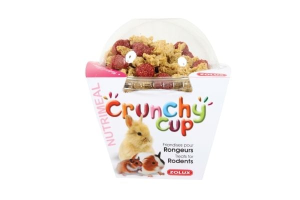 Zolux CRUNCHY CUP gnagersnacks med rødbete 130 g