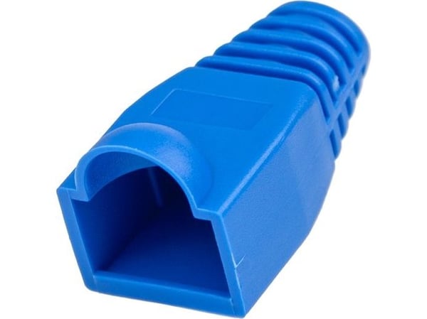 Unitek RJ45-pistokesuoja, 6 mm, 100 kpl SININEN
