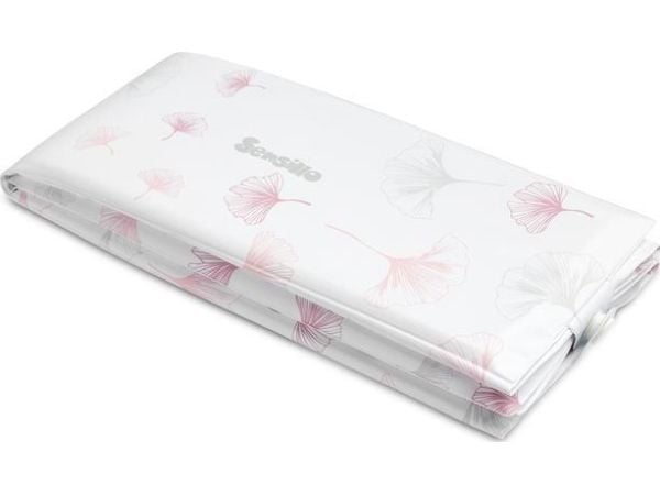 Sensillo stelle-/skiftematte reise-matte med botanisk trykk rosa