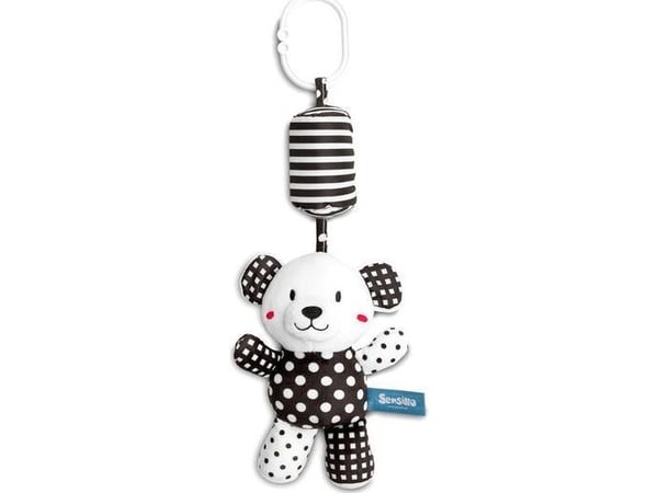 Sensillo black&white hengende leke til barnevogn (mis)
