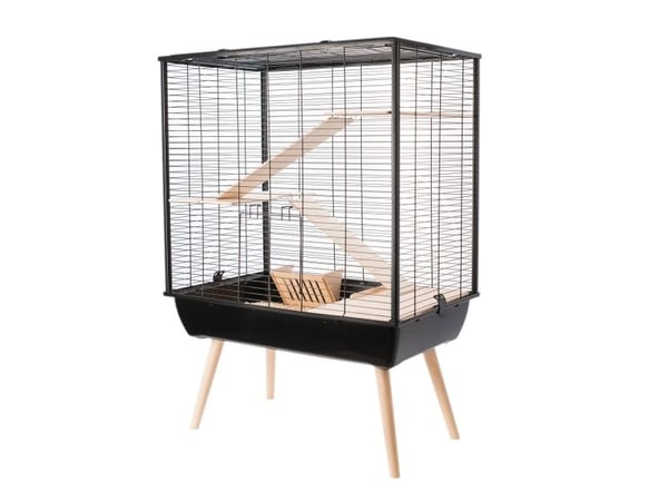 Zolux Neo Cosy stor gnagarbur i svart - H80