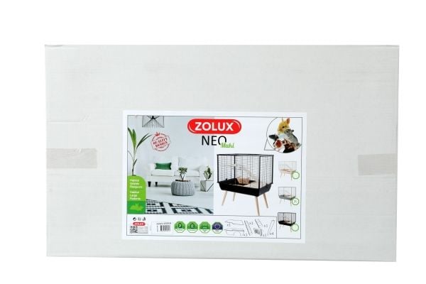 Zolux Klättring svart Neo Muki stor för gnagare H58