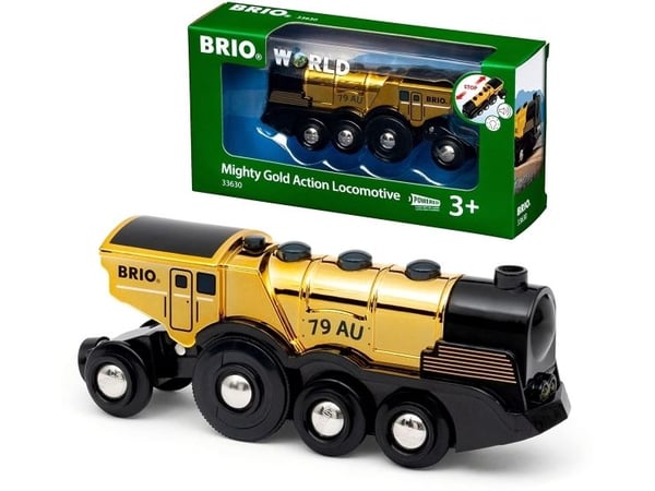 BRIO 33630 Mighty Gold Action Locomotive