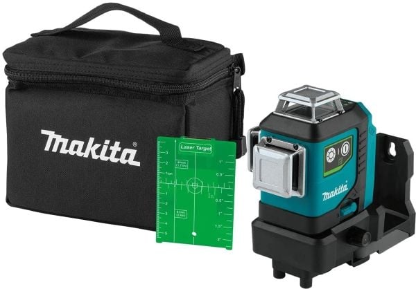 Makita SK700GD ristilaseri, 35 m, 3x360°, vihreä