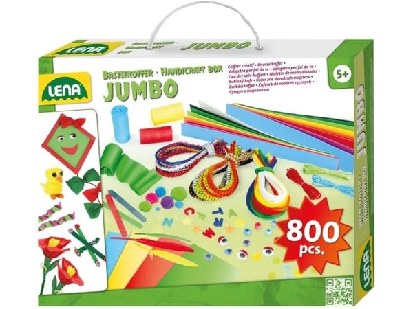 Lena 42629, Pysselsett for barn, 5 år, Flerfarget, 800 deler