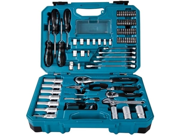 Makita E-08458 - Verktøyssett - 87 deler - inn boks