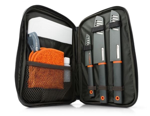 GSI Outdoors Santoku Set, Santoku-kniv, 15,2 cm, Rustfritt stål, 7 stykker
