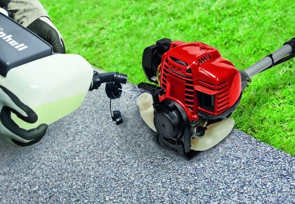 Einhell 3436560, Siimatrimmeri, 42 cm, Terä ja nailonsiima, U-tyyppinen kahva, 2,4 mm, 7500 RPM
