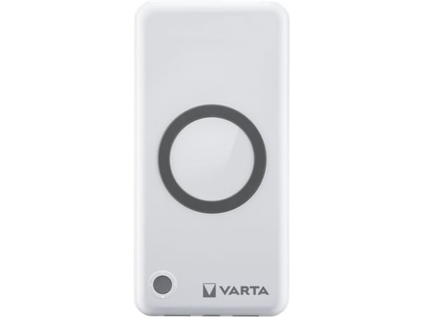 Varta - Trådløs ladepute / nødlader - Li-pol - 10000 mAh - 18 watt - 3 A - QC 3.0, PD - 3 utgangskontakter (USB, USB-C) - på kabel: USB-C