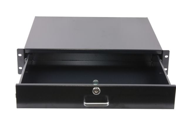 Rockstable RS19-DR02, Vetolaatikkoyksikkö, Musta, Terästä, 2U, Ovaali, 48,3 cm (19")