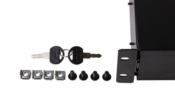 Rockstable RS19-DR02, Vetolaatikkoyksikkö, Musta, Terästä, 2U, Ovaali, 48,3 cm (19")