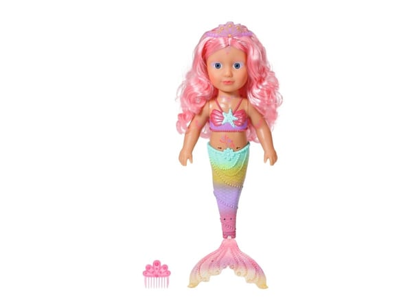 BABY born Little Sister Mermaid, Vauvanukke, Naaras, 3 vuosi/vuosia, Tyttö, 460 mm, 760 g