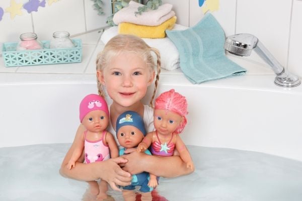 BABY born Little Sister Mermaid, Vauvanukke, Naaras, 3 vuosi/vuosia, Tyttö, 460 mm, 760 g