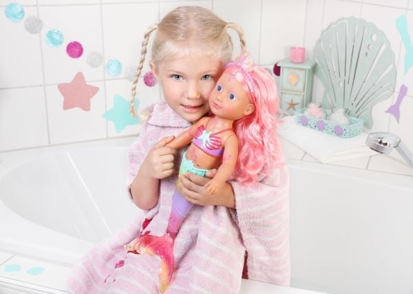 BABY born Little Sister Mermaid, Vauvanukke, Naaras, 3 vuosi/vuosia, Tyttö, 460 mm, 760 g