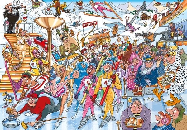 Wasgij 25012, 1000 stykker, Komikk, 12 år