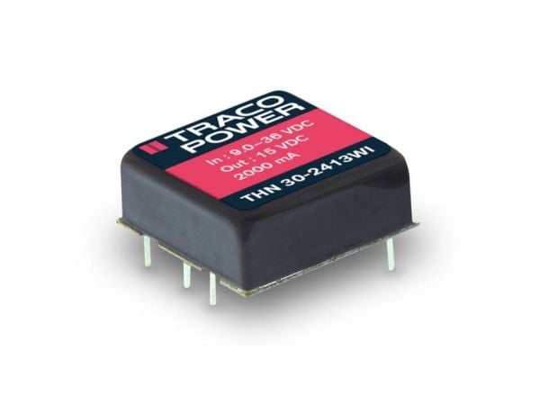 Traco Power THN 30-2415WI, 25,4 mm, 9,9 mm, 25,4 mm, 16,5 g, 30 W, 9-36 V