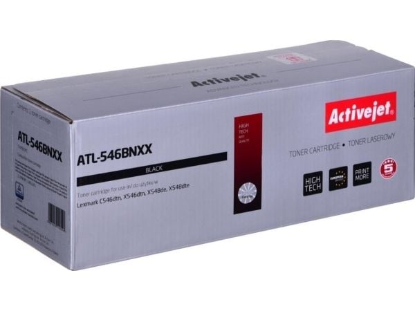 Activejet ATL-546BNXX, 8000 sider, Sort, 1 stykker