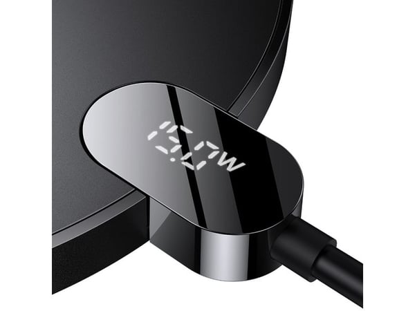 Baseus CCED000001, inomhus, USB, Trådlös laddning, Svart