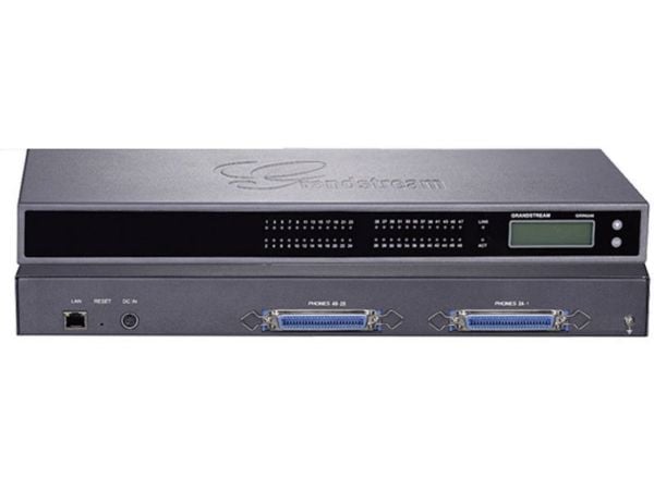 Grandstream GXW4248 FXS Analoginen VoIP-yhdyskäytävä - VoIP-puhelinsovitin - 48 porttia - GigE puhe/faksikortti - analogiset portit: 48 - 1U - teli...