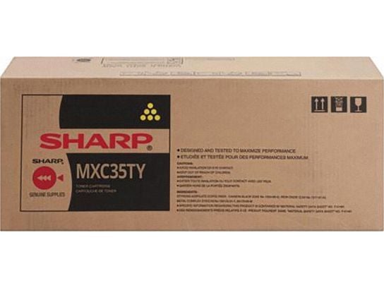 Sharp MXC35TY, 6000 sivua, Keltainen, 1 kpl