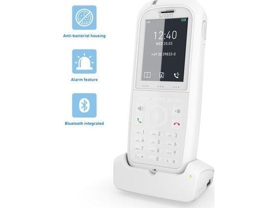 Snom M90, Valkoinen, LCD, 5,08 cm (2"), 240 x 320 pikseliä, 262144 väriä, Litiumioni (Li-Ion)