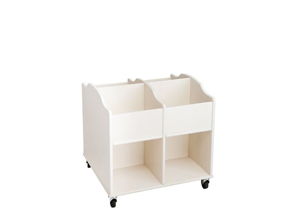 Didrik bok- och materialvagn, dubbelsidig