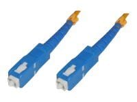 MicroConnect - Verkkokaapeli - SC/UPC yksimuotokaapeli (uros) SC/UPC yksimuotokaapeliin (uros) - 5 m. - valokuitu - 9/125 mikronia - halogeeniton -...