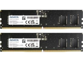 ADATA - DDR5 - sarja - 16 GB: 2 x 8 GB - DIMM 288-PIN - 4800 MHz / PC5-38400 - CL40 - 1,1 V - puskuroimaton - on-die ECC - musta