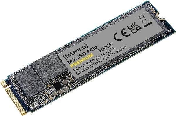 Intenso PREMIUM - SSD - 500 GB - intern - M.2 2280 - PCIe 3.0 x4 (NVMe)