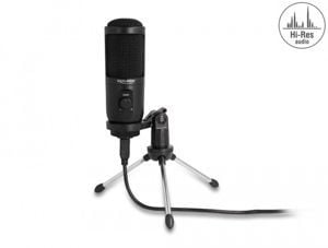 Delock - Mikrofon - USB - sortera