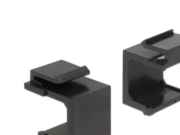 Delock - Korkki modulaariselle pistokeliittimelle - musta (4 kpl)