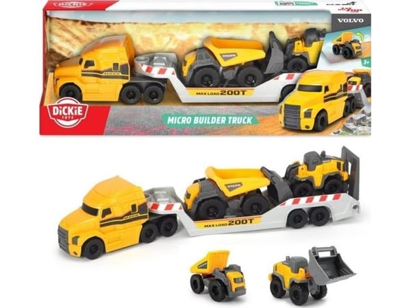 Dickie DICKIE Rakennus Volvo hinausauto Micro Builder 32cm