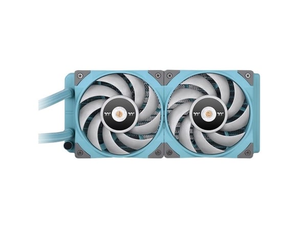 Thermaltake CL-W319-PL12TQ-A, Alt-i-ett væskekjøler, 12 cm, 500 RPM, 2000 RPM, 22,3 sone, Turkis