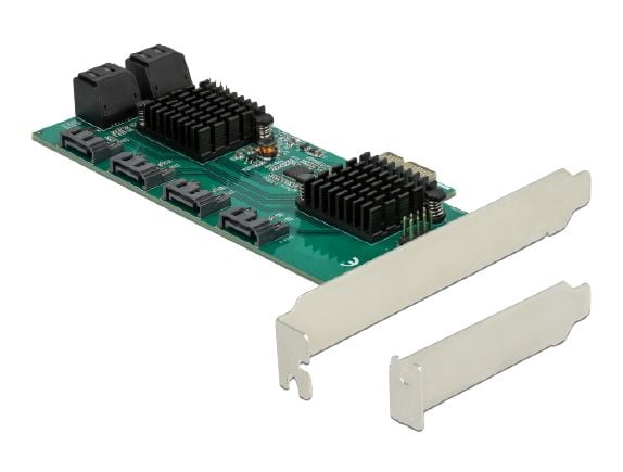 Delock - Lagringskontroller - SATA 6 Gb/s - lav profil - PCIe 2.0 x1