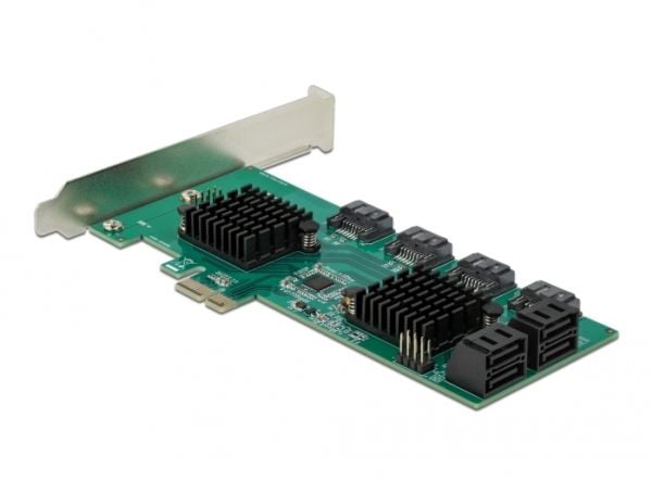 Delock - Lagringskontroller - SATA 6 Gb/s - lav profil - PCIe 2.0 x1